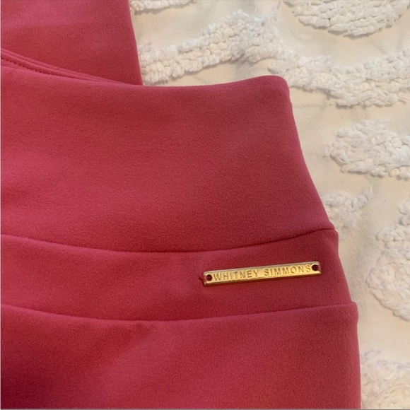 Women’s XS GYMSHARK x WHITNEY SIMMONS Hot Fire Pink Whitney Leggings NWT - Picture 9 of 10